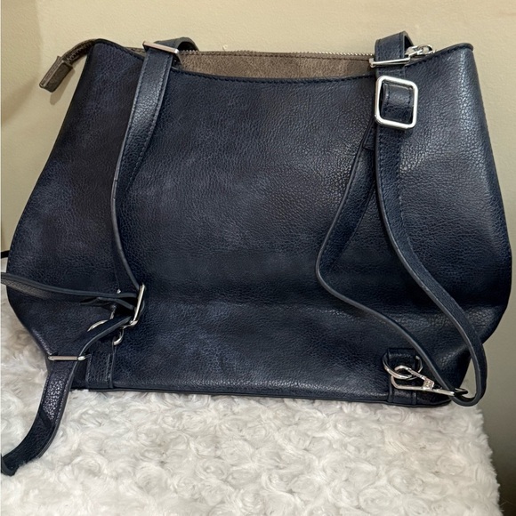 Navy Blue Floral Women's Bag Espe NEW - Picture 7 of 10